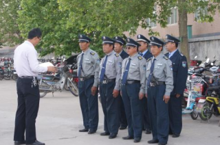 襄陽保安公司員工日常?。?！